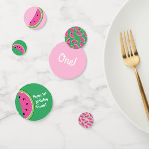 Confettis Watermelon Cute 1er Anniversaire Table Décor