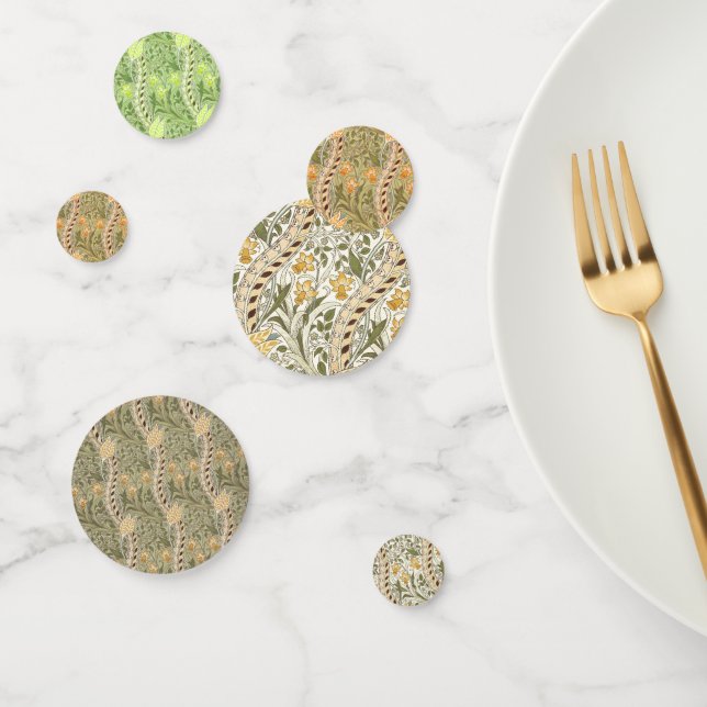 Confettis William Morris Daffodil Garden Flower Classic Bota (Groupe)