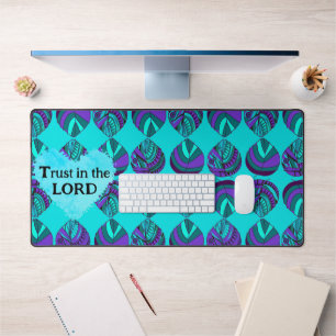 Confiance Dans Le Seigneur Poisson Feuilles Purple