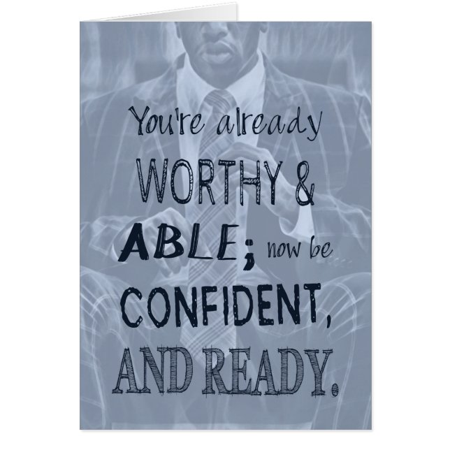 Confiance de Black Man (Devant)