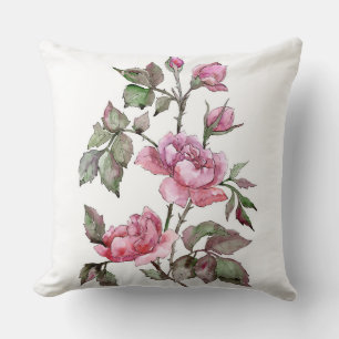 Confiance rose dans le Coussin Floral Lord