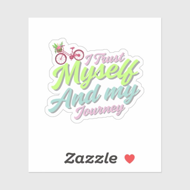 confidence and empowerment Sticker  (Feuille)