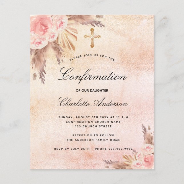 Confirmation budgétaire broussailles rose pampas h (Devant)