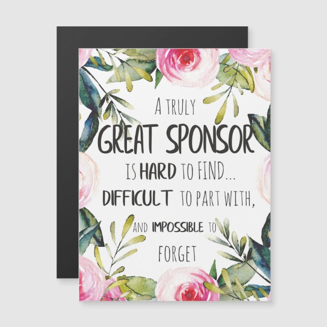 Confirmation Commanditaire Cadeau Vraiment Grand c (Devant / Derrière)