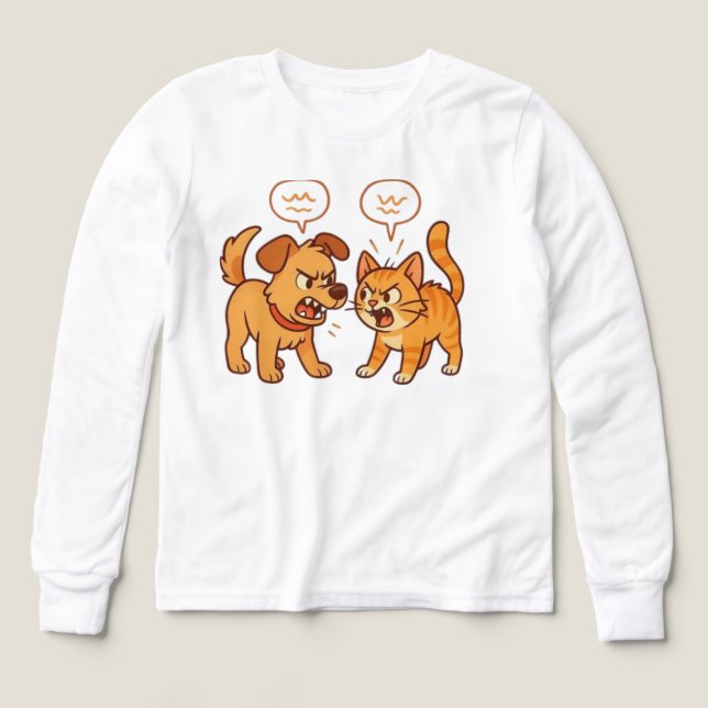 Conflit entre chats et chiens (Motif recto)