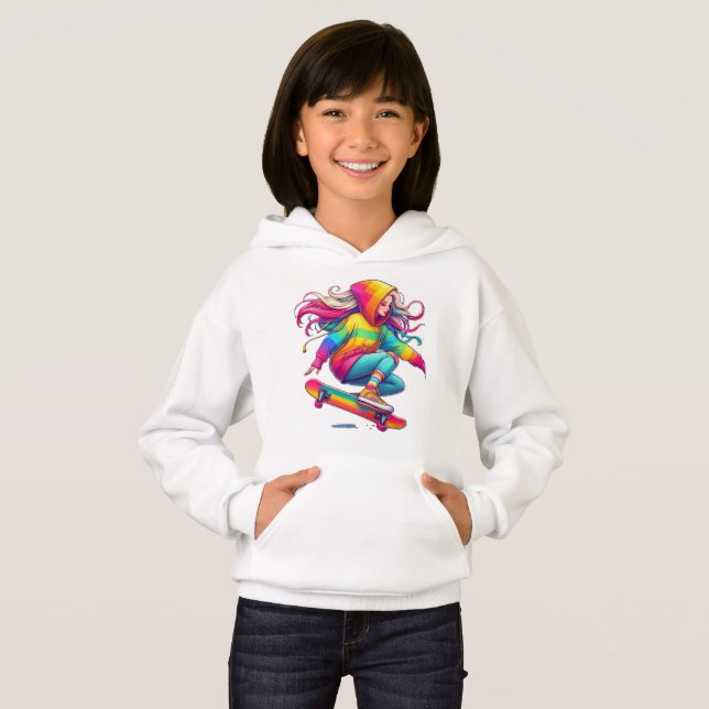 Confort du Sweat - shirt à capuche Cool pour enfan (Devant entier)