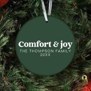 Confort & Joie Moderne minimaliste Vert Noël