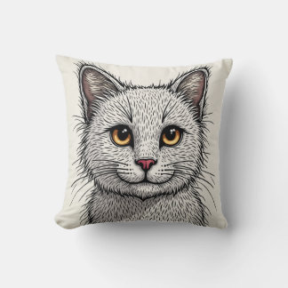 Confort Purr-fect : Coussins Adorables En Forme De