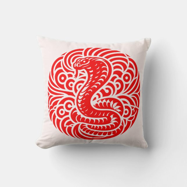 Confort Serpentine : Coussin en forme de Cobra pou (Recto)