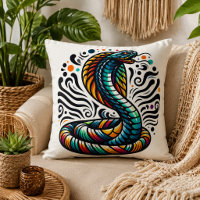 Confort Serpentine : Coussin en forme de Cobra pou