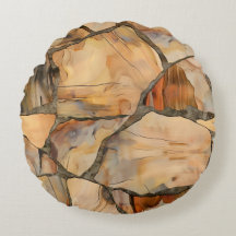 Confortable Coussin ronde personnalisée 16" Canapé