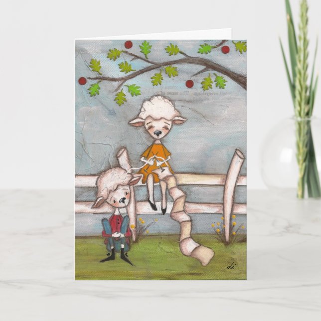 Confortable et Cosy - Carte d'anniversaire (Devant)