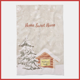 Confortable Maison Sweet Home Serviette de cuisine
