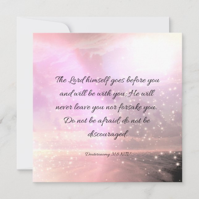 Confortablement Motivationnel Écriture Bible Verse (Devant)