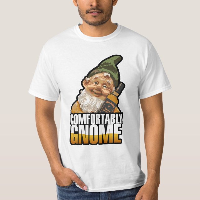 Confortablement T-shirt de gnome (Devant)