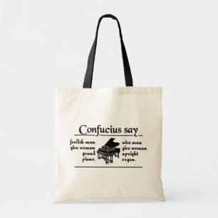 CONFUCIUS DIRE : ... sac personnalisé - choisir st