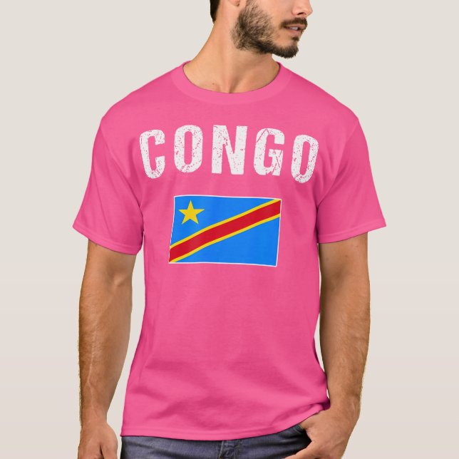 Congo Tshirt Cadeau République Démocratique Du Con (Devant)