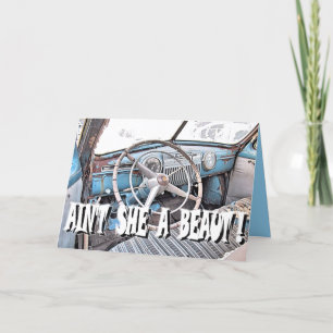 CONGRATS SUR la NOUVELLE VOITURE, carte