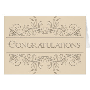 Congratulations Engraved Deco