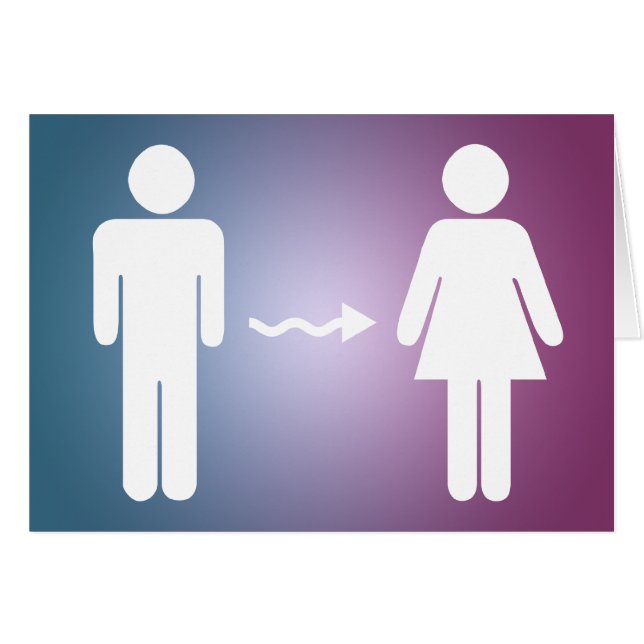 congratulations on the sex change (Devant horizontal)