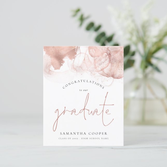 Congrès Budget Grand Rose Gold Encre d'alcool (Debout devant)