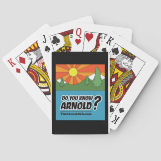Connais-Tu Arnold ? Cartes de jeu VisitArnoldCA