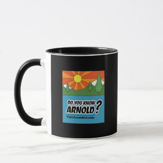 Connais-Tu Arnold ? Visite de ArnoldCA Mug noir&bl