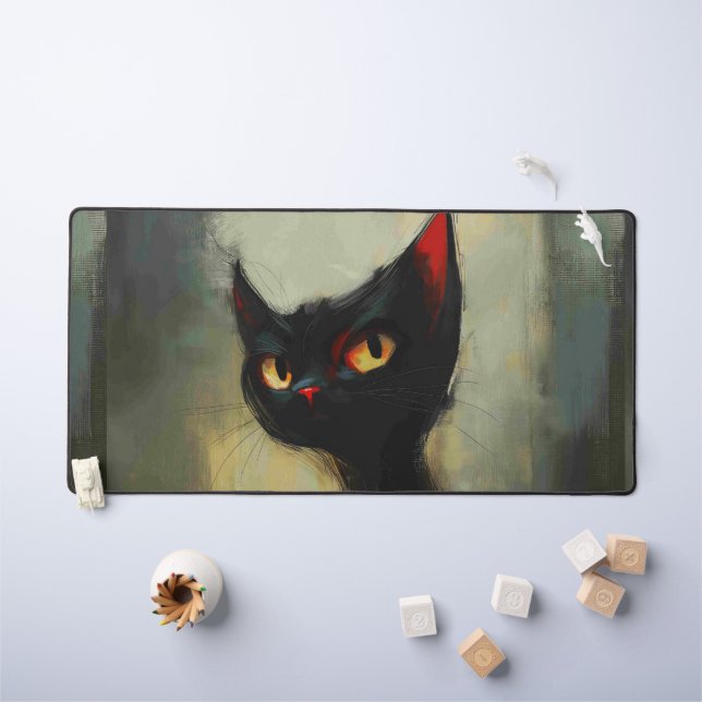 Connaissant Black Ninja Cat (Tableau pour enfants)