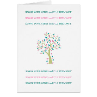 CONNAISSEZ VOS GÈNES ET COMPLÉTEZ-LES !