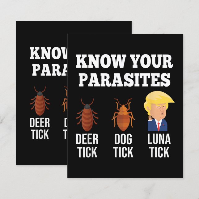 Connaissez Vos Parasites Anti-Trump (Devant / Derrière)