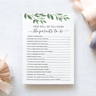 Connaissez-vous bien la carte Parents-to-be ?