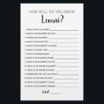 Connaissez-Vous Bien Le Jeu De Garçon Anniversaire<br><div class="desc">Achetez ce jeu monochrome modifiable et profitez de la haute qualité Anniversaire Trivia Comment connaissez-vous bien la carte garçon d'anniversaire pour votre événement! C'est un modèle de jeu,  Vous pouvez changer les questions comme vous le souhaitez! Design noir et blanc.</div>
