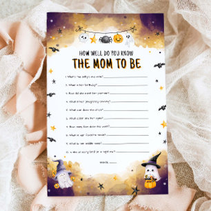 Connaissez-Vous Bien Maman Halloween Baby Game