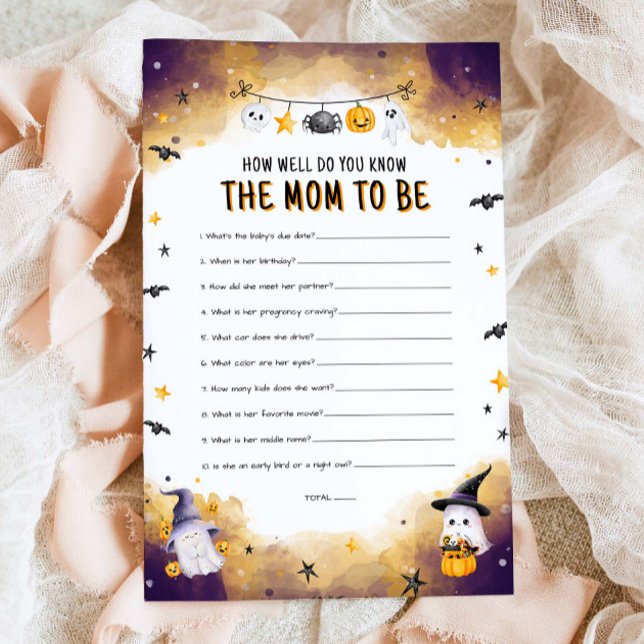 Connaissez-Vous Bien Maman Halloween Baby Game (Créateur téléchargé)