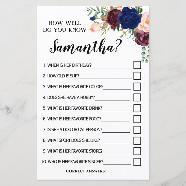 Connaissez-vous bien mariée anglais espagnol jeu (Devant)