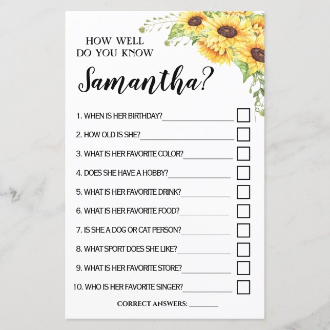 Connaissez-vous bien mariée anglais espagnol jeu (Devant)