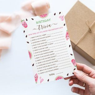 Connaissez-vous bien The Birthday Boy partie