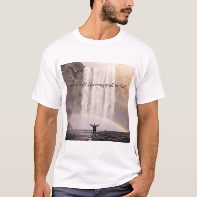 Connaissez-vous vous-même Citation - T-shirt Homme (Devant)