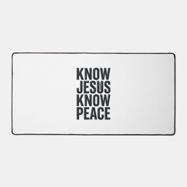 Connaître Jésus Connaître la Paix Typographie Chré (Recto)