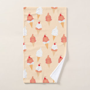 Conne de crème glacée avec Motif d'arrosage