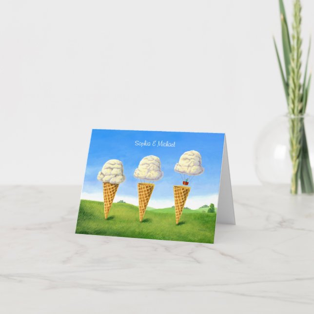 Conne de crème glacée, Whimsical de ballon à air c (Devant)