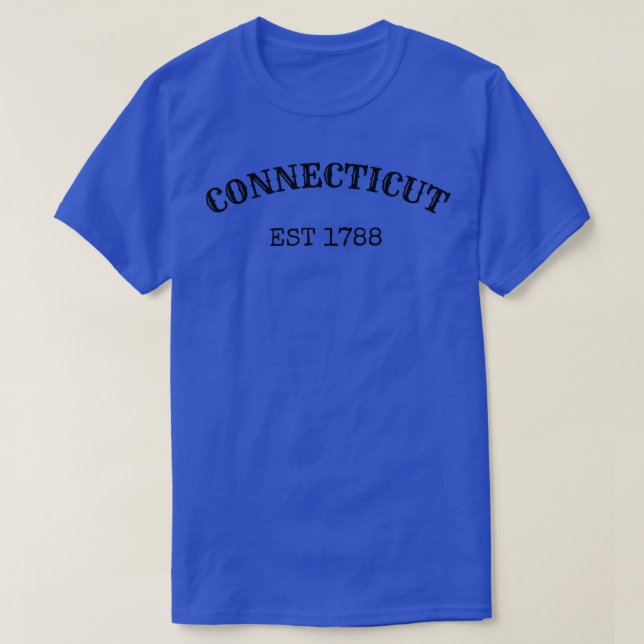 Connecticut Est 1788 TShirt (Design devant)