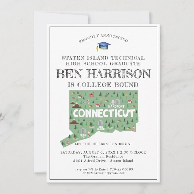 Connecticut | Fête de fin d'études pour l'universi (Devant)