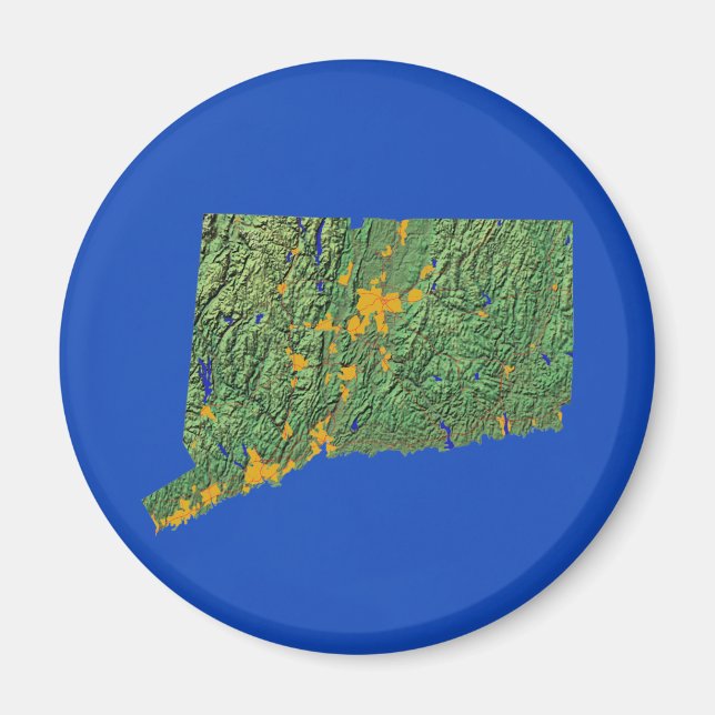 Connecticut Map Magnet (Devant)