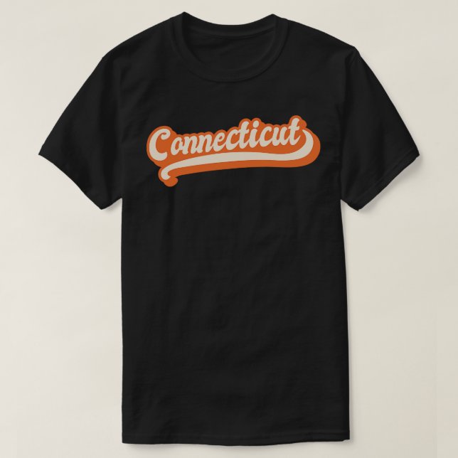 Connecticut Retro TShirt 1 (Design devant)