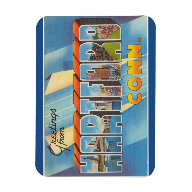 Connecticutt, Hartford Magnet (Vertical)