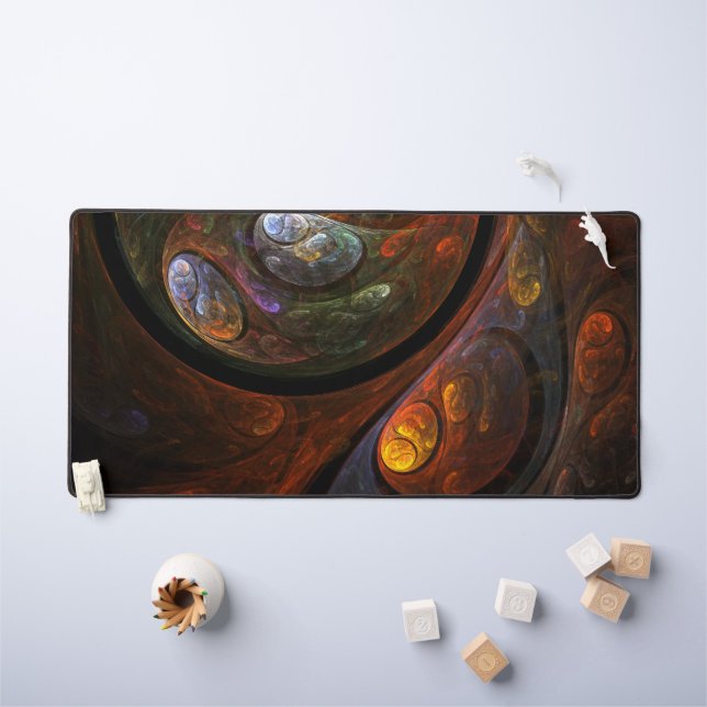 Connexion fluide Art Abstrait (Tableau pour enfants)