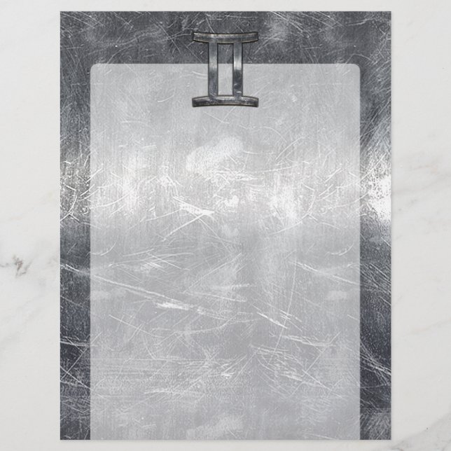 Connexion Gemini Zodiac style acier industriel (Devant)