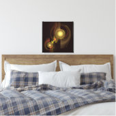 Connexion intime toile enveloppée Abstraite Impres (Insitu(Bedroom))