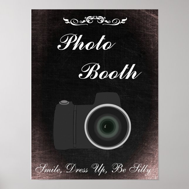 Connexion mariage pour Photo Booth, style tableau  (Devant)
